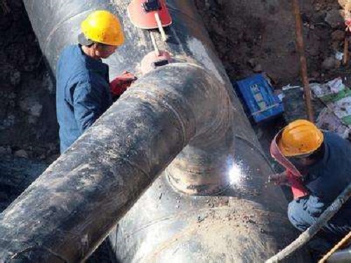 管道施工現(xiàn)場